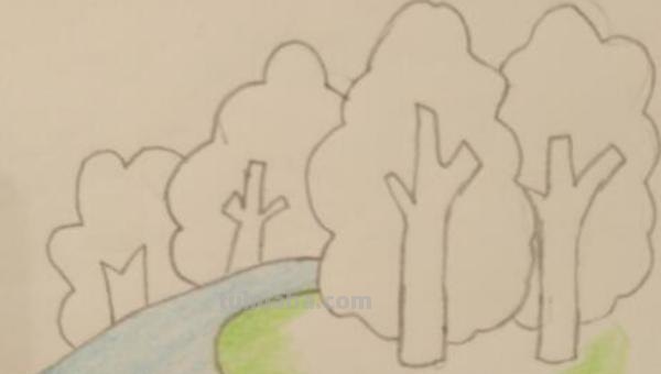 树林怎么画简笔画 简笔画如何画树林? 树林怎么画简笔画 简笔画如何画树林?