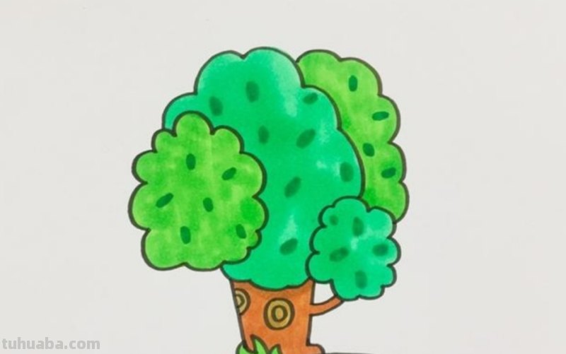 树林怎么画简笔画 简笔画如何画树林? 树林怎么画简笔画 简笔画如何画树林?