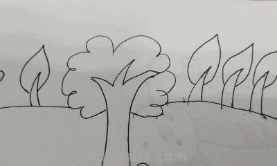 树林怎么画简笔画 简笔画如何画树林? 树林怎么画简笔画 简笔画如何画树林?