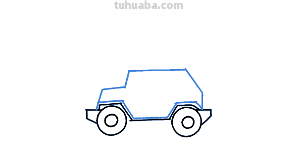 简单的汽车怎么画