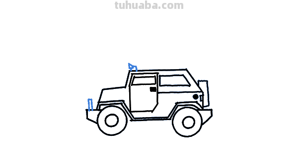 简单的汽车怎么画