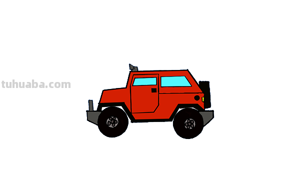 简单的汽车怎么画