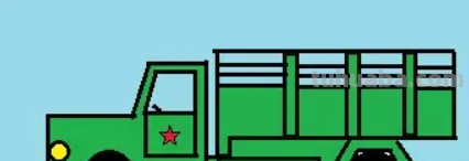 解放卡车怎么画