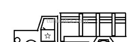 解放卡车怎么画