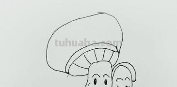 卡通彩铅蘑菇怎么画 蘑菇画画？