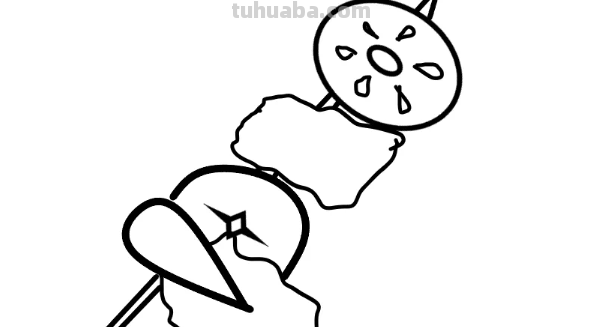 烧烤怎么画简笔画