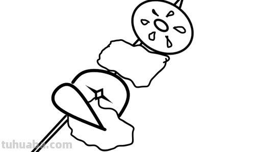 烧烤怎么画