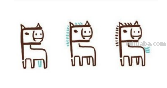 斑马怎么画简单又漂亮