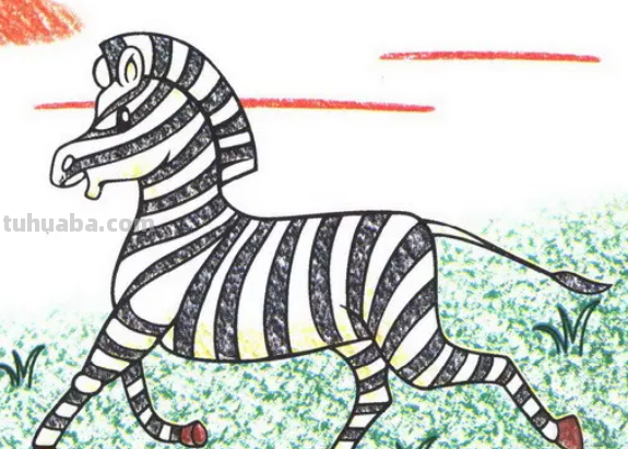 斑马怎么画简单又漂亮