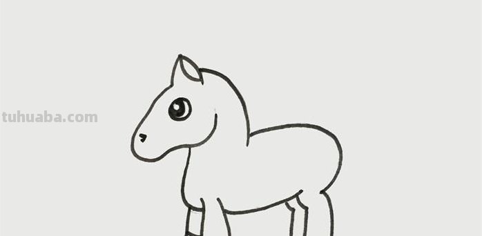 马怎么画简笔画