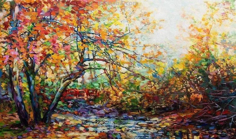 色彩的狂欢-当代画家Leon Devenice油画作品欣赏