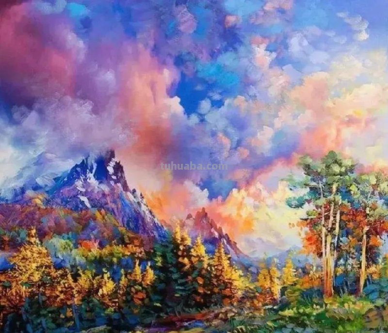 色彩的狂欢-当代画家Leon Devenice油画作品欣赏