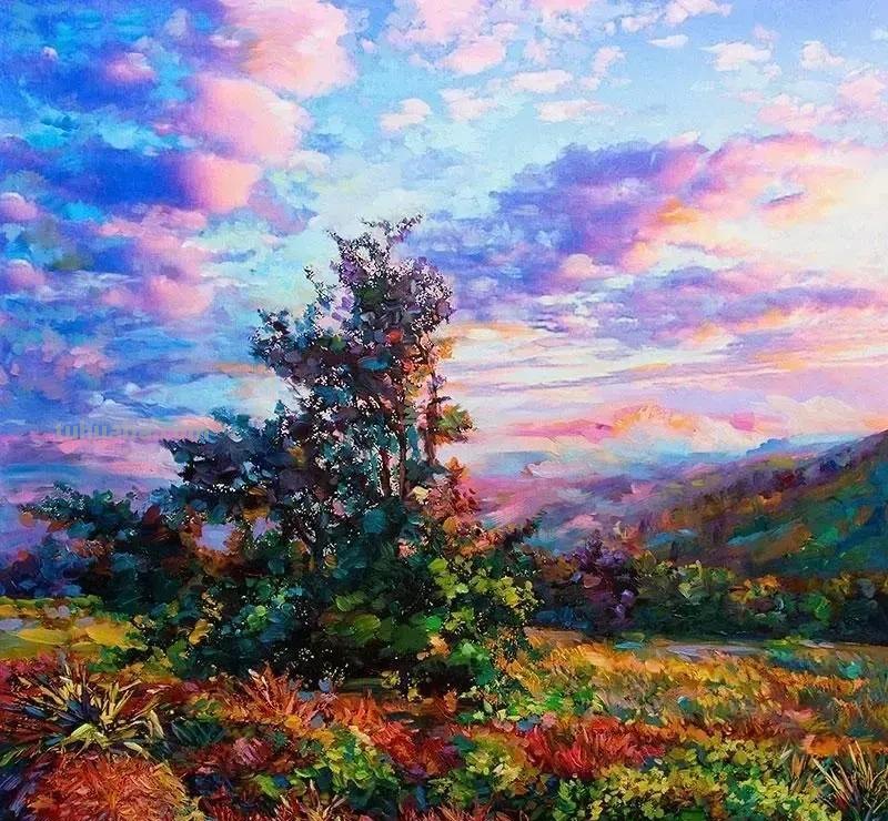 色彩的狂欢-当代画家Leon Devenice油画作品欣赏
