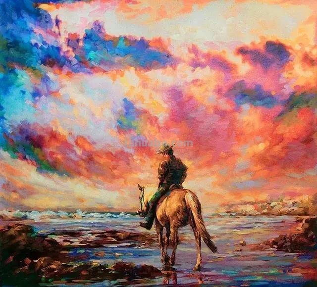 色彩的狂欢-当代画家Leon Devenice油画作品欣赏