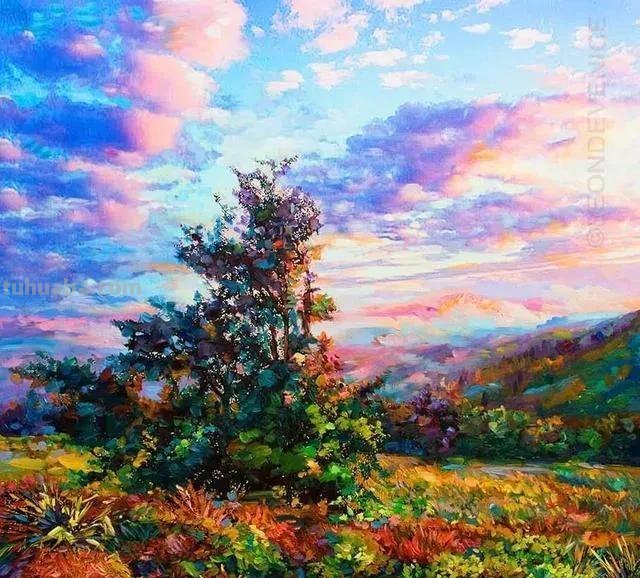 色彩的狂欢-当代画家Leon Devenice油画作品欣赏