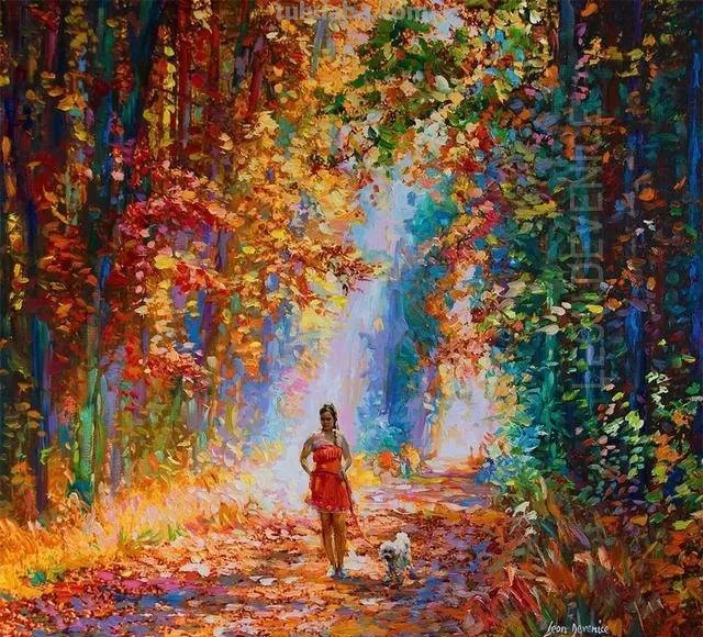 色彩的狂欢-当代画家Leon Devenice油画作品欣赏