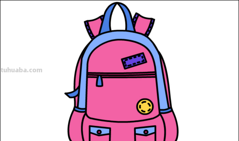 简笔画书包怎么画