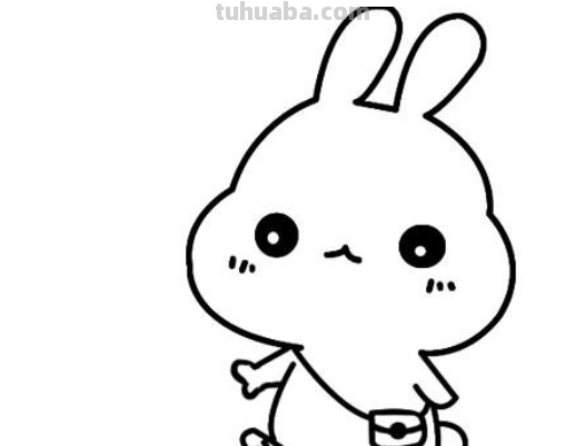 小兔运南瓜怎么画简笔画
