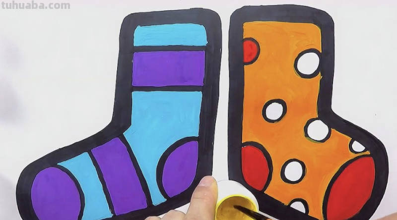 袜子简笔画 袜子简笔画图片大全