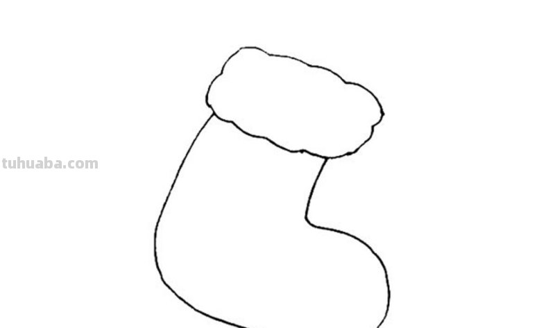 可爱的袜子怎么画