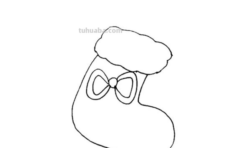 可爱的袜子怎么画