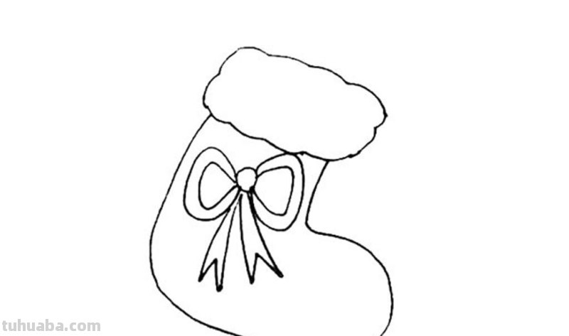 可爱的袜子怎么画