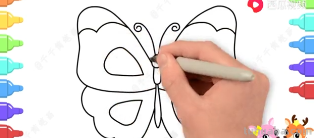 蝴蝶怎么画简单又可爱