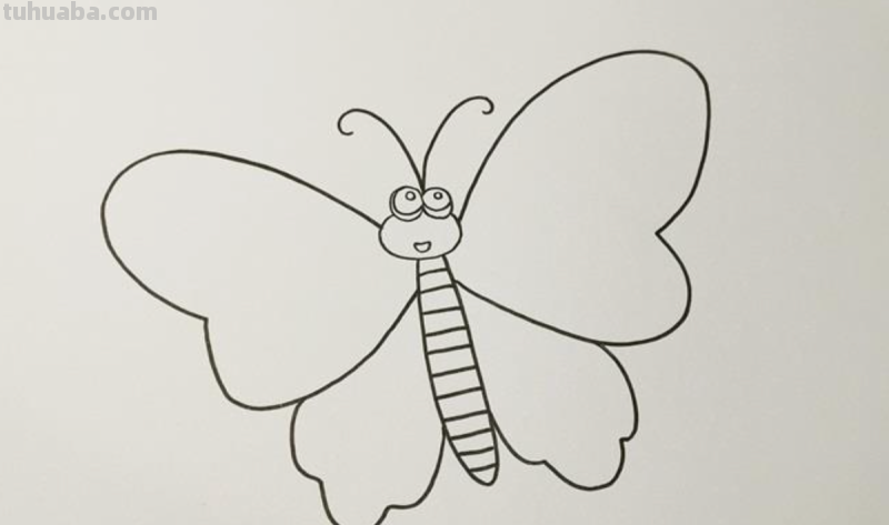 图片蝴蝶怎么画