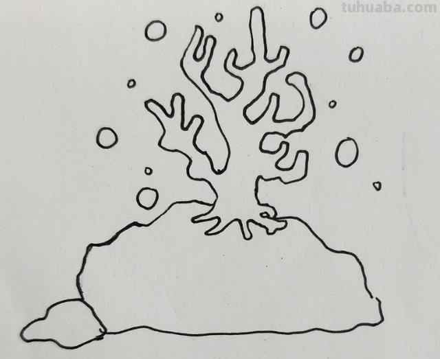 海藻怎么画简笔画 怎么画珊瑚礁的简笔画? 海藻怎么画简笔画 怎么画珊瑚礁的简笔画?