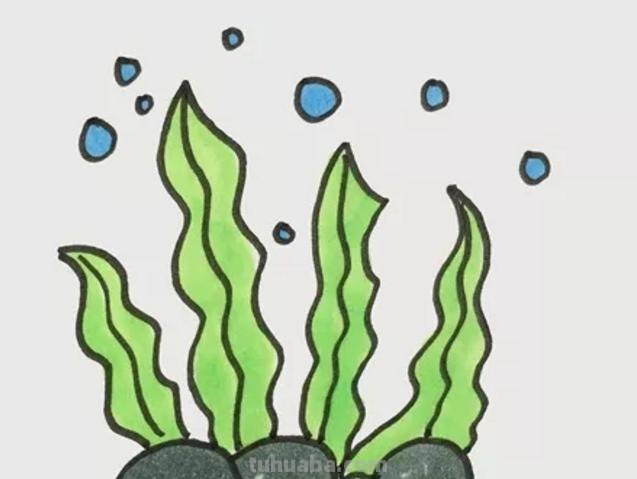 海藻怎么画简笔画 怎么画珊瑚礁的简笔画? 海藻怎么画简笔画 怎么画珊瑚礁的简笔画?