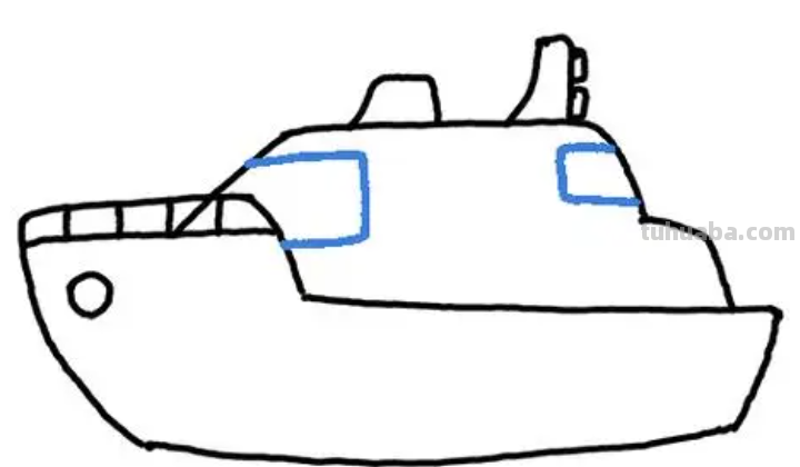 轮船怎么画漂亮又简单