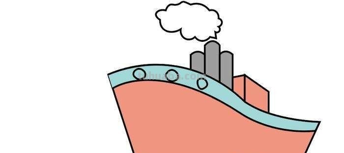 如何画一艘轮船