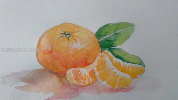 橘子怎么画简单又漂亮