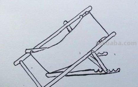 手绘彩铅椅子怎么画 简笔画：椅子的画法？