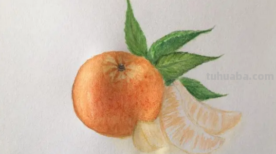 橘子简笔画怎么画