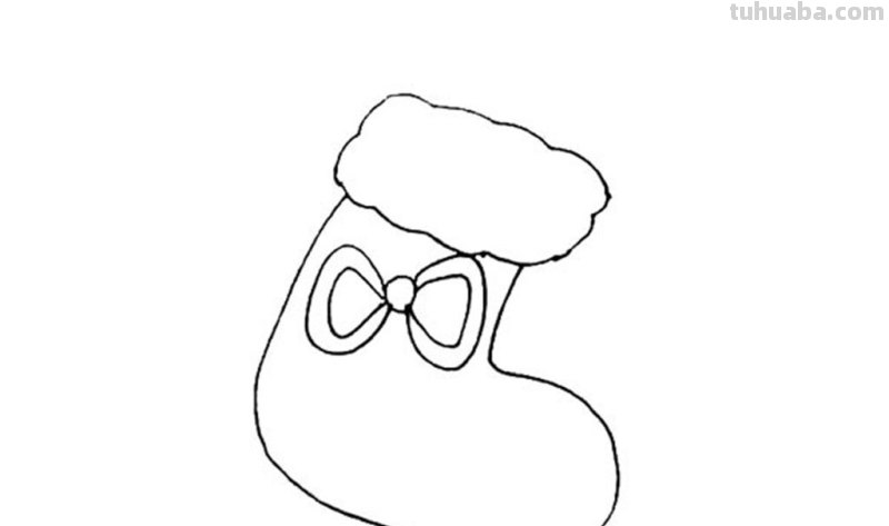 圣诞袜怎么画漂亮又简单