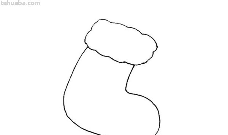 圣诞袜怎么画漂亮又简单