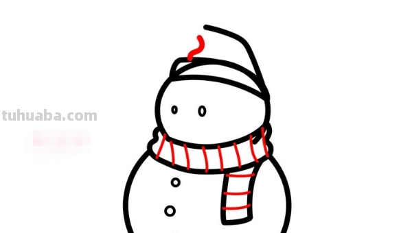 雪人怎么画简单好看