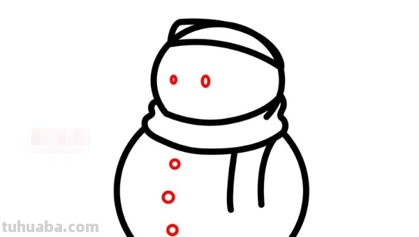 雪人怎么画简单好看