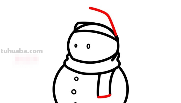 雪人怎么画简单好看