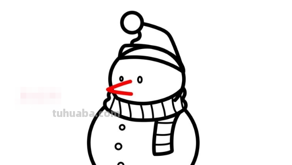 雪人怎么画简单好看