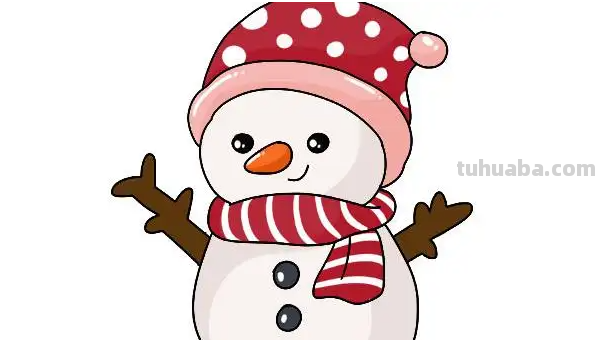 雪人怎么画简单漂亮