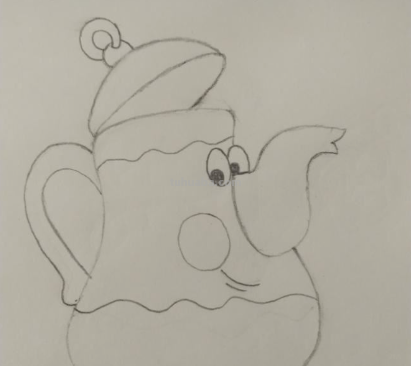 茶壶怎么画简笔画