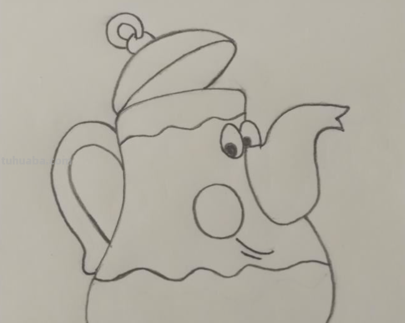 茶壶怎么画简笔画