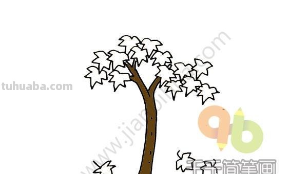 植物树木简笔画手帐素材～