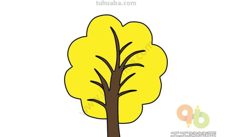 植物树木简笔画手帐素材～