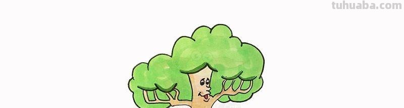 每天学一幅简笔画-简笔画图片大全花草树木