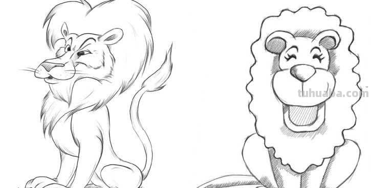 零基础动漫教程：分步骤讲解狮子动漫画法，简单易学，一起来临摹