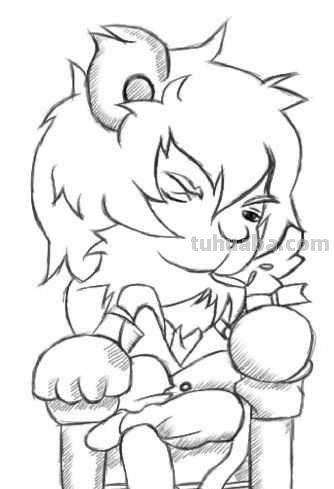 零基础动漫教程：分步骤讲解狮子动漫画法，简单易学，一起来临摹