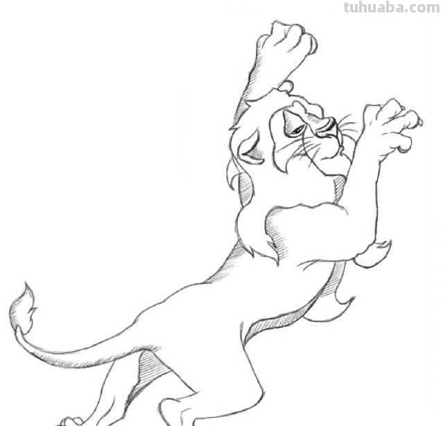 零基础动漫教程：分步骤讲解狮子动漫画法，简单易学，一起来临摹